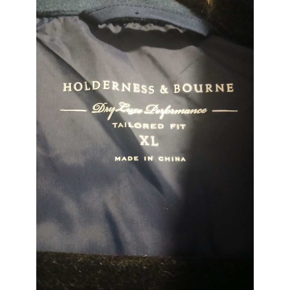 Holderness And Bourne "The King Vest"Navy Stretch Golf Men's XL Dewars - Picture 3 of 6
